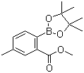Methyl 5-methyl-2-(4,4,5,5-tetramethyl-1,3,2-dioxaborolan-2-yl)benzoate molecular structure (CAS 1088994-18-6)
