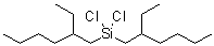 二氯双(2-乙基己基)硅烷分子结构 (CAS 1089687-03-5)