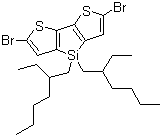 2,6-二溴-4,4-双(2-乙基己基)-4H-硅杂环戊二烯并[3,2-b:4,5-b']二噻吩分子结构 (CAS 1089687-05-7)