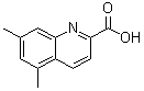 5,7-二甲基-2-喹啉羧酸分子结构 (CAS 1092305-15-1)
