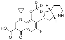 莫昔沙星-d3分子结构 (CAS 1092356-42-7)