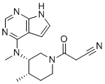 (3S,4S)-Tofacitinib molecular structure (CAS 1092578-47-6)