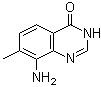 8-氨基-7-甲基-4(3H)-喹唑啉酮分子结构 (CAS 1093101-65-5)