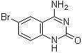 4-氨基-6-溴-2(1H)-喹唑啉酮分子结构 (CAS 1093201-96-7)