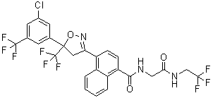 Afoxolaner molecular structure (CAS 1093861-60-9)