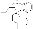 3-甲氧基-2-(三丁基锡烷基)吡啶分子结构 (CAS 1094072-15-7)