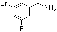 3-氟-5-溴苄胺分子结构 (CAS 1094555-68-6)