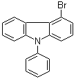 4-溴-9-苯基-9H-咔唑分子结构 (CAS 1097884-37-1)