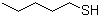 1-Pentanethiol molecular structure (CAS 110-66-7)