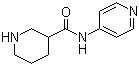 N-(吡啶-4-基)哌啶-3-甲酰胺分子结构 (CAS 110105-42-5)