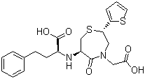 Temocaprilat molecular structure (CAS 110221-53-9)