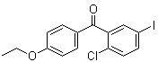 (2-氯-5-碘苯基)(4-乙氧基苯基)甲酮分子结构 (CAS 1103738-26-6)