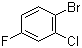 1-溴-2-氯-4-氟苯分子结构 (CAS 110407-59-5)
