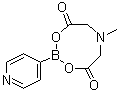 4-吡啶基硼酸 甲基亚氨基二乙酸酯分子结构 (CAS 1104636-72-7)