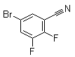 5-Bromo-2,3-difluorobenzonitrile molecular structure (CAS 1105665-42-6)
