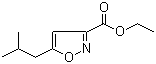 5-(2-甲基丙基)-3-异恶唑甲酸乙酯分子结构 (CAS 110578-27-3)