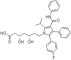 阿伐他汀分子结构 (CAS 110862-48-1)