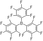 三(五氟苯基)硼烷分子结构 (CAS 1109-15-5)