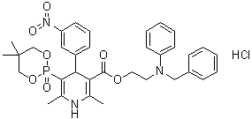 依福地平盐酸盐分子结构 (CAS 111011-53-1)