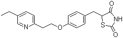 Pioglitazone molecular structure (CAS 111025-46-8)