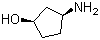 (1R,3S)-3-氨基环戊醇分子结构 (CAS 1110772-05-8)