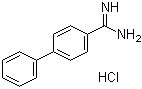 联苯-4-甲脒单盐酸盐分子结构 (CAS 111082-23-6)