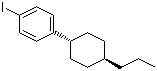 4-(反式-4-丙基环己基)碘苯分子结构 (CAS 111158-11-3)