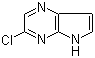 3-氯-5H-吡咯并[2,3-b]吡嗪分子结构 (CAS 1111638-10-8)
