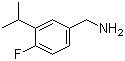 4-Fluoro-3-(1-methylethyl)benzenemethanamine molecular structure (CAS 1112179-28-8)