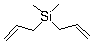 Diallyldimethylsilane molecular structure (CAS 1113-12-8)