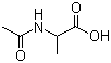 N-乙酰-DL-丙氨酸分子结构 (CAS 1115-69-1)