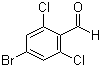 4-溴-2,6-二氯苯甲醛分子结构 (CAS 111829-72-2)