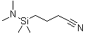 4-[(Dimethylamino)dimethylsilyl]butanenitrile molecular structure (CAS 111873-32-6)