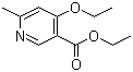 4-乙氧基-6-甲基-3-吡啶羧酸乙酯分子结构 (CAS 111974-39-1)