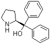 (S)-(-)-2-(Diphenylhydroxymethyl)pyrrolidine molecular structure (CAS 112068-01-6)
