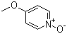 4-甲氧基吡啶-N-氧化物分子结构 (CAS 1122-96-9)