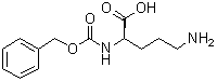 N2-苄氧羰基-D-鸟氨酸分子结构 (CAS 112229-51-3)