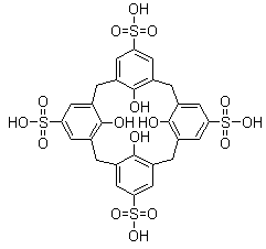 p-Sulfonatocalix[4]arene molecular structure (CAS 112269-92-8)