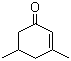 3,5-二甲基-2-环己烯-1-酮分子结构 (CAS 1123-09-7)