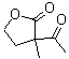 3-乙酰基-3-甲基四氢呋喃-2-酮分子结构 (CAS 1123-19-9)