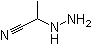 2-肼基丙腈分子结构 (CAS 1123340-75-9)