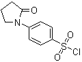 4-(2-氧代吡咯烷-1-基)苯磺酰氯分子结构 (CAS 112539-09-0)