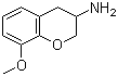 3,4-二氢-8-甲氧基-2H-1-苯并吡喃-3-胺分子结构 (CAS 112904-73-1)