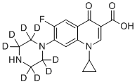 Ciprofloxacin-d8 molecular structure (CAS 1130050-35-9)