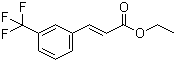 间三氟甲基肉桂酸乙酯分子结构 (CAS 113048-68-3)