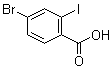 4-Bromo-2-iodobenzoic acid molecular structure (CAS 1133123-02-0)