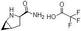 (1R,3R,5R)-2-氮杂双环[3.1.0]己烷-3-甲酰胺 2,2,2-三氟乙酸盐分子结构 (CAS 1133811-50-3)