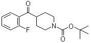 4-(2-Fluorobenzoyl)-1-piperidinecarboxylic acid 1,1-dimethylethyl ester molecular structure (CAS 1134327-76-6)
