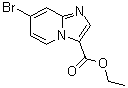 7-Bromoimidazo[1,2-a]pyridine-3-carboxylic acid ethyl ester molecular structure (CAS 1134327-98-2)