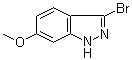 3-Bromo-6-methoxy-1H-indazole molecular structure (CAS 1134328-18-9)